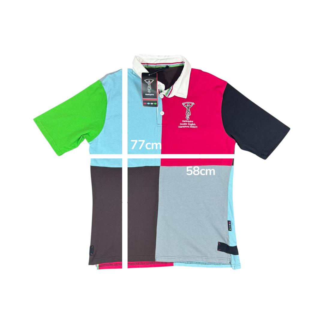 2020-21 Harlequins Double Champions Home Rugby Shirt Brand New (3XL)