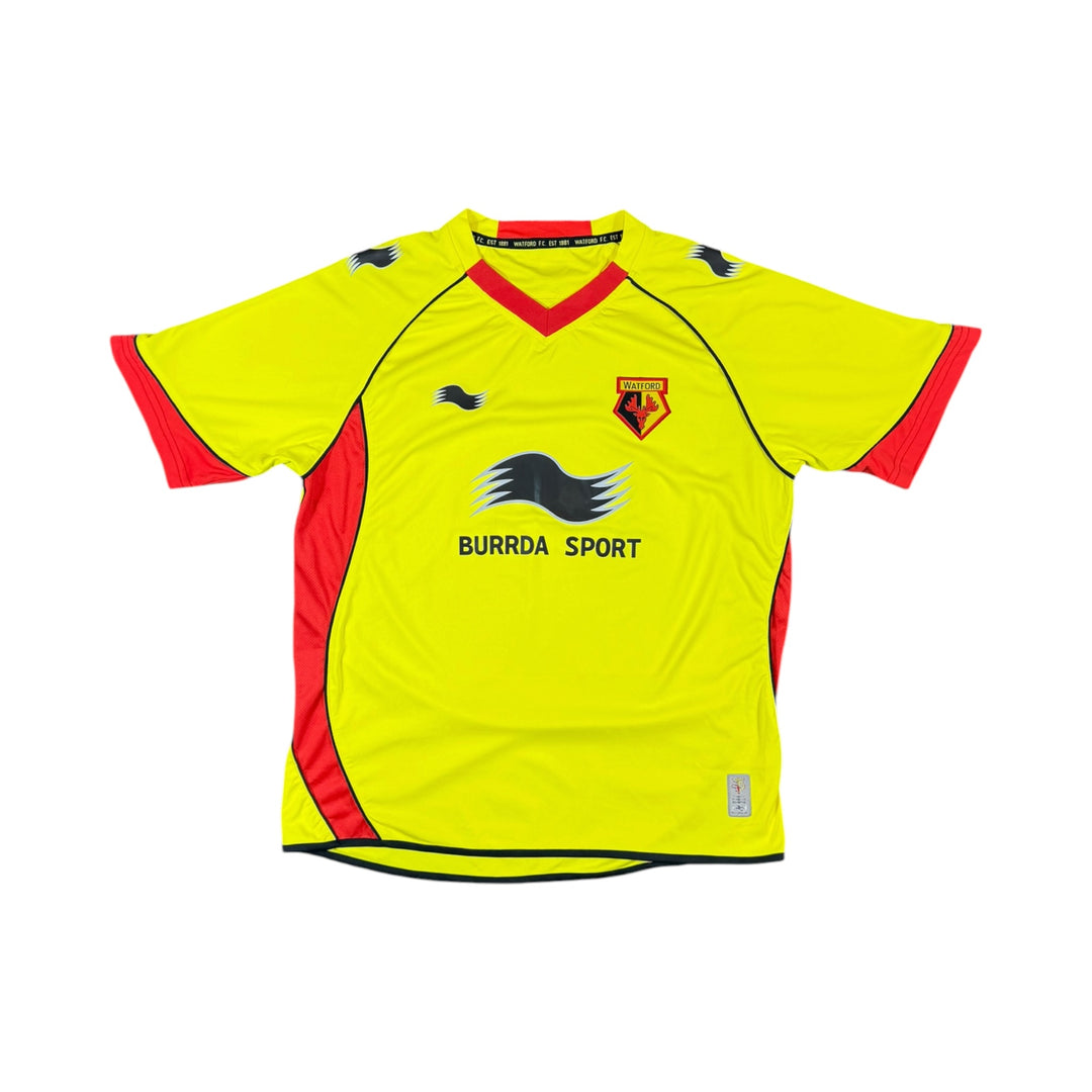 2011-12 Watford Home Shirt BEATTIE #37 - 7/10 - (L)