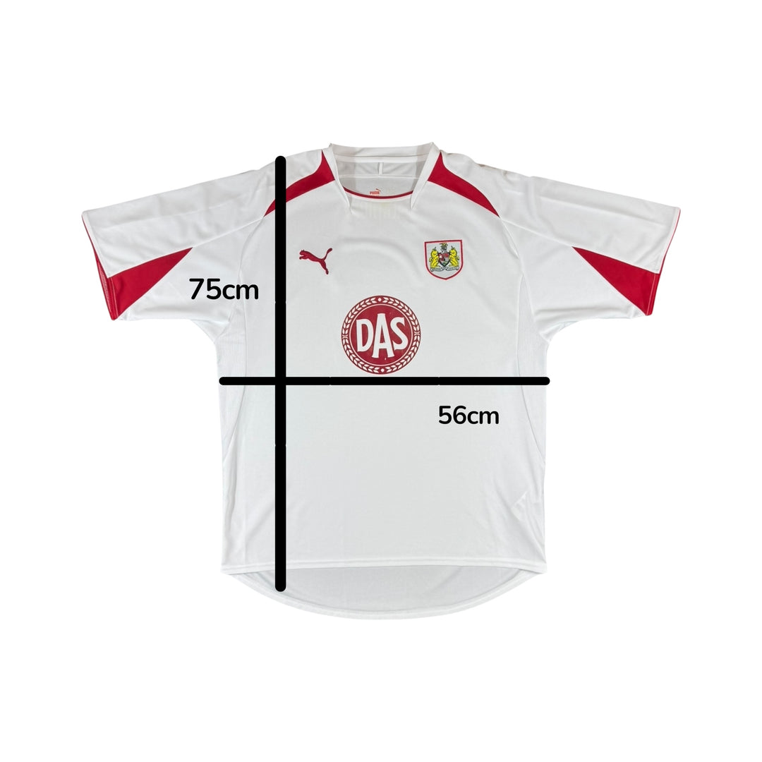 2008-09 Bristol City Puma Away Shirt - 8/10 - (L)