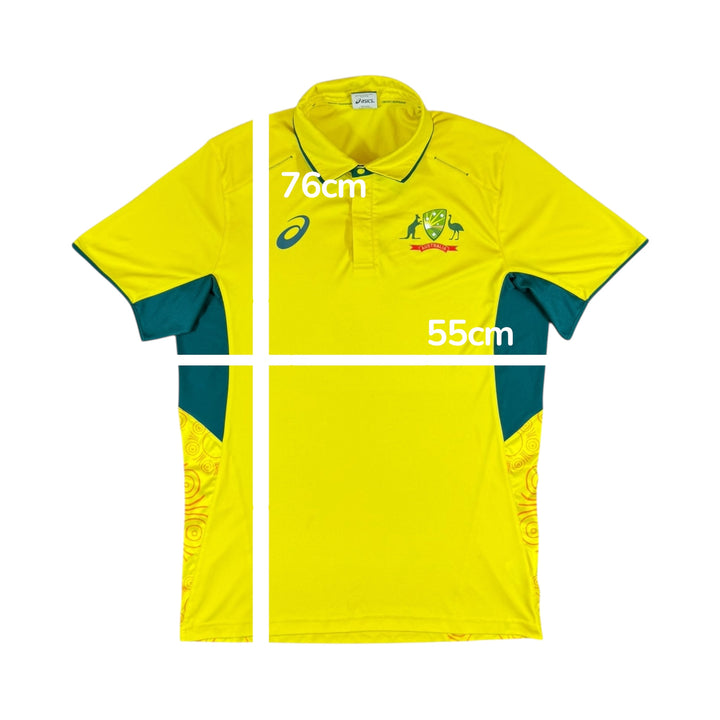 2024-25 Australia Asics Cricket Home Shirt - 9/10 - (L)