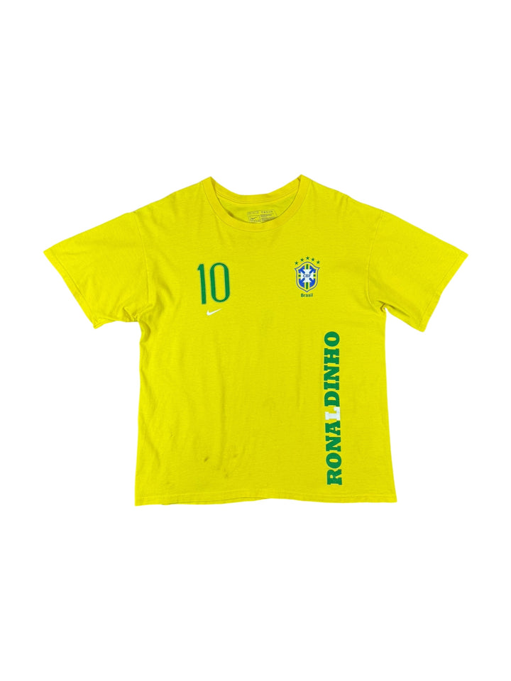 2008-09 Brasil Nike Ronaldinho T-Shirt - 7/10 - (M)