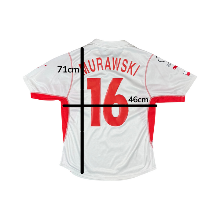 2002-04 Poland Puma Home Shirt MURAWSKI #16 - 7/10 - (M)