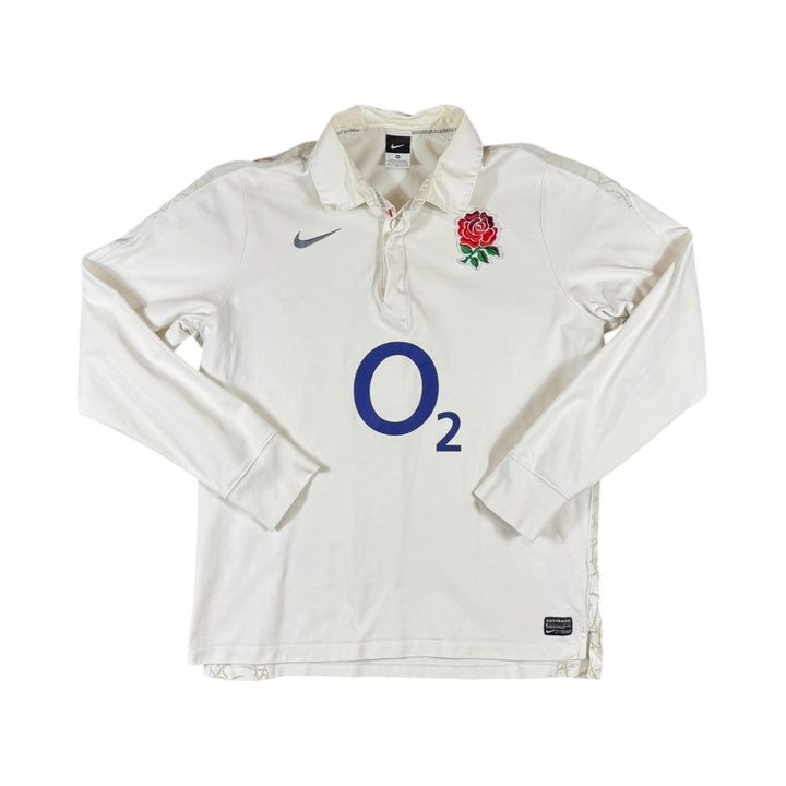 2009-10 England Nike Home Longsleeve Rugby Shirt - 8/10 - (M)
