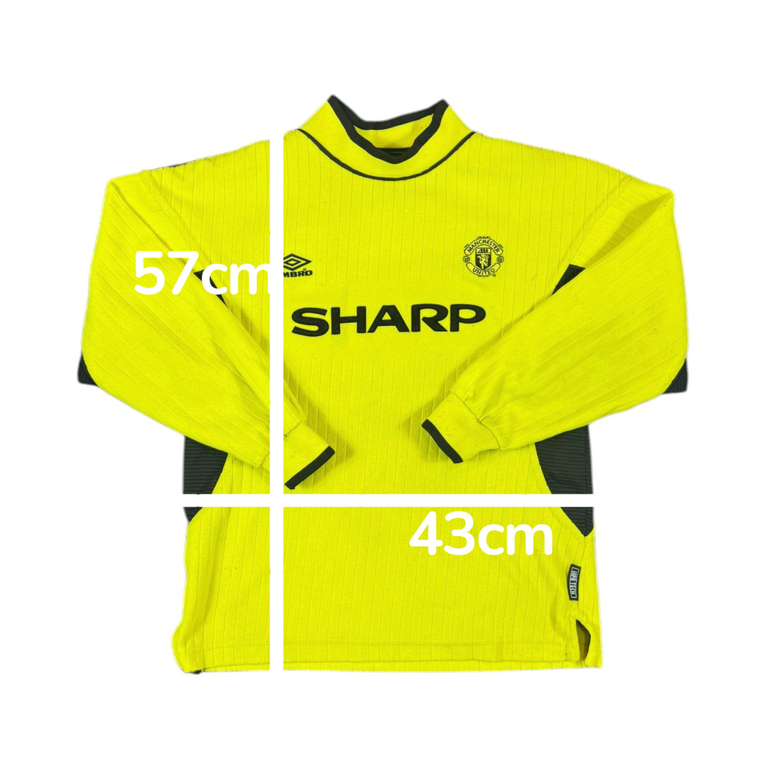 1999-00 Manchester United GK Shirt - 8/10 - (12-13 Years)