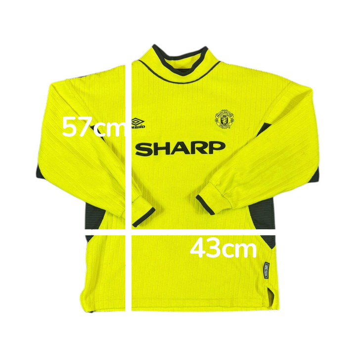 1999-00 Manchester United GK Shirt - 8/10 - (12-13 Years)