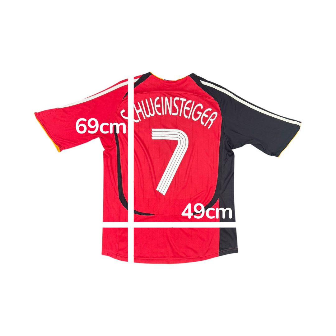 2005-07 Germany Away Shirt SCHWEINSTEIGER #7 - 8/10 - (M)