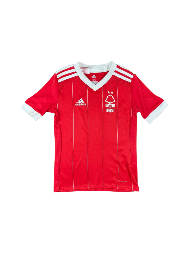 2017/18 Nottingham Forest Adidas Home Shirt - 8/10 - (7-8 Years)