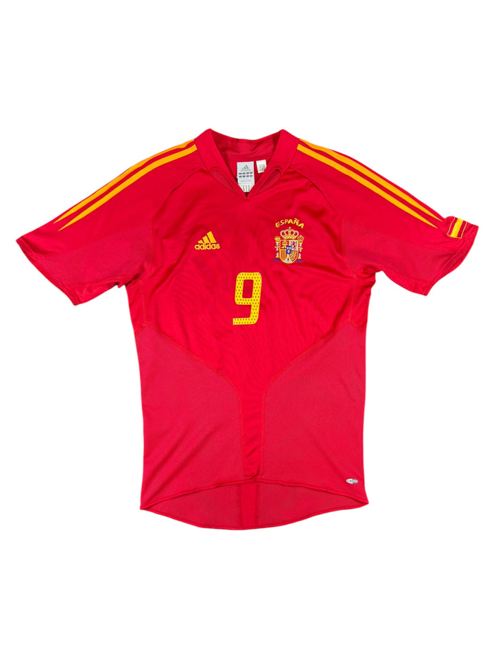 2004/06 Spain Adidas Football Shirt #9 Torres - 9/10 - (S)