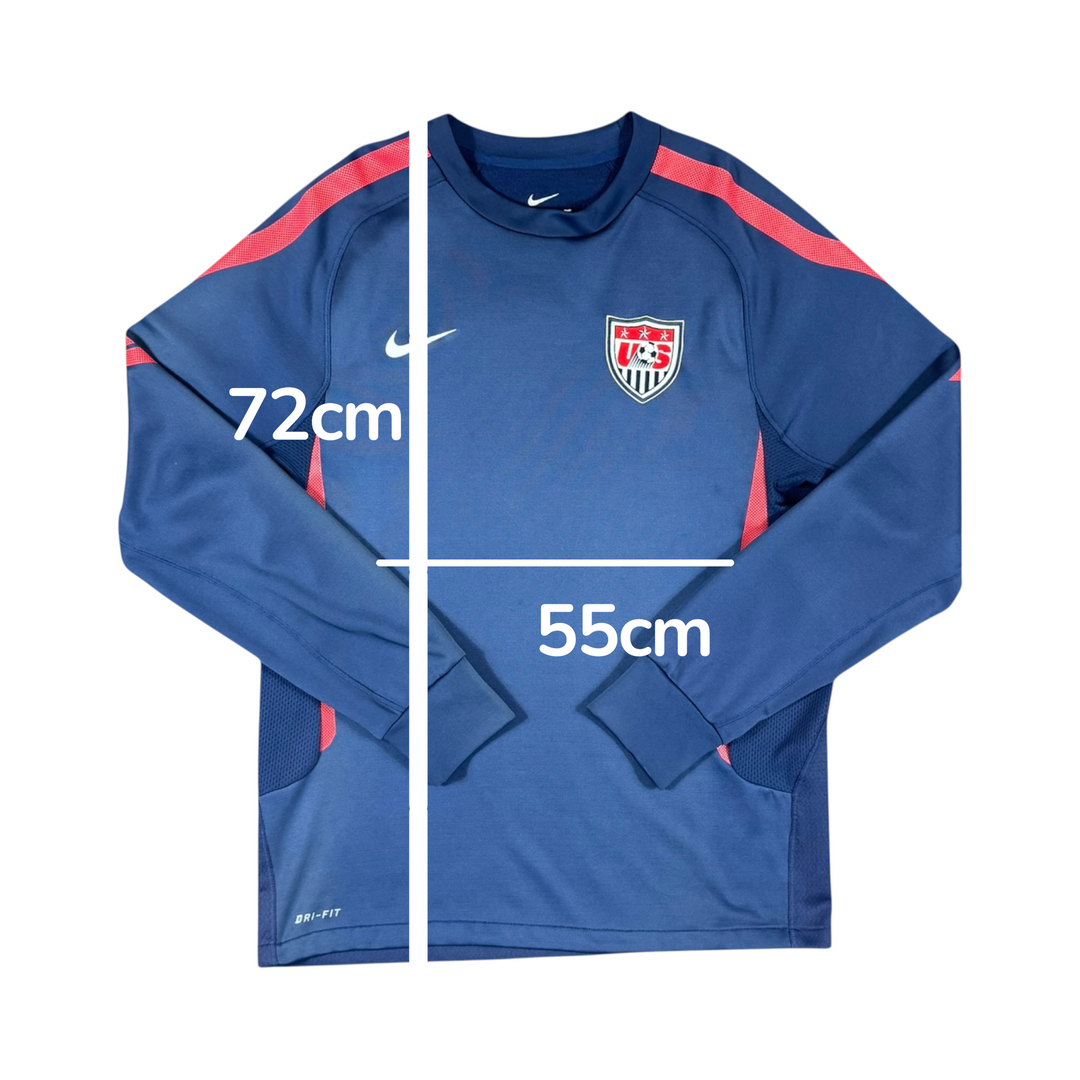 2010-11 USA Nike L/S Training Shirt - 8/10 - (M)