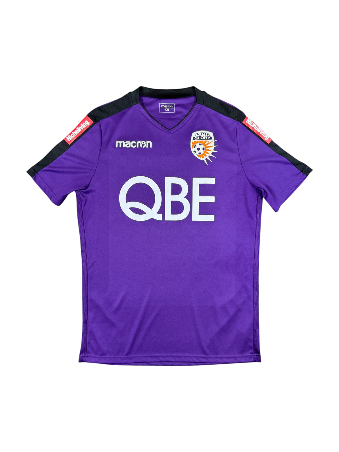 2018/19 Perth Glory Macron Training Football Shirt - 8/10 - (2XL)