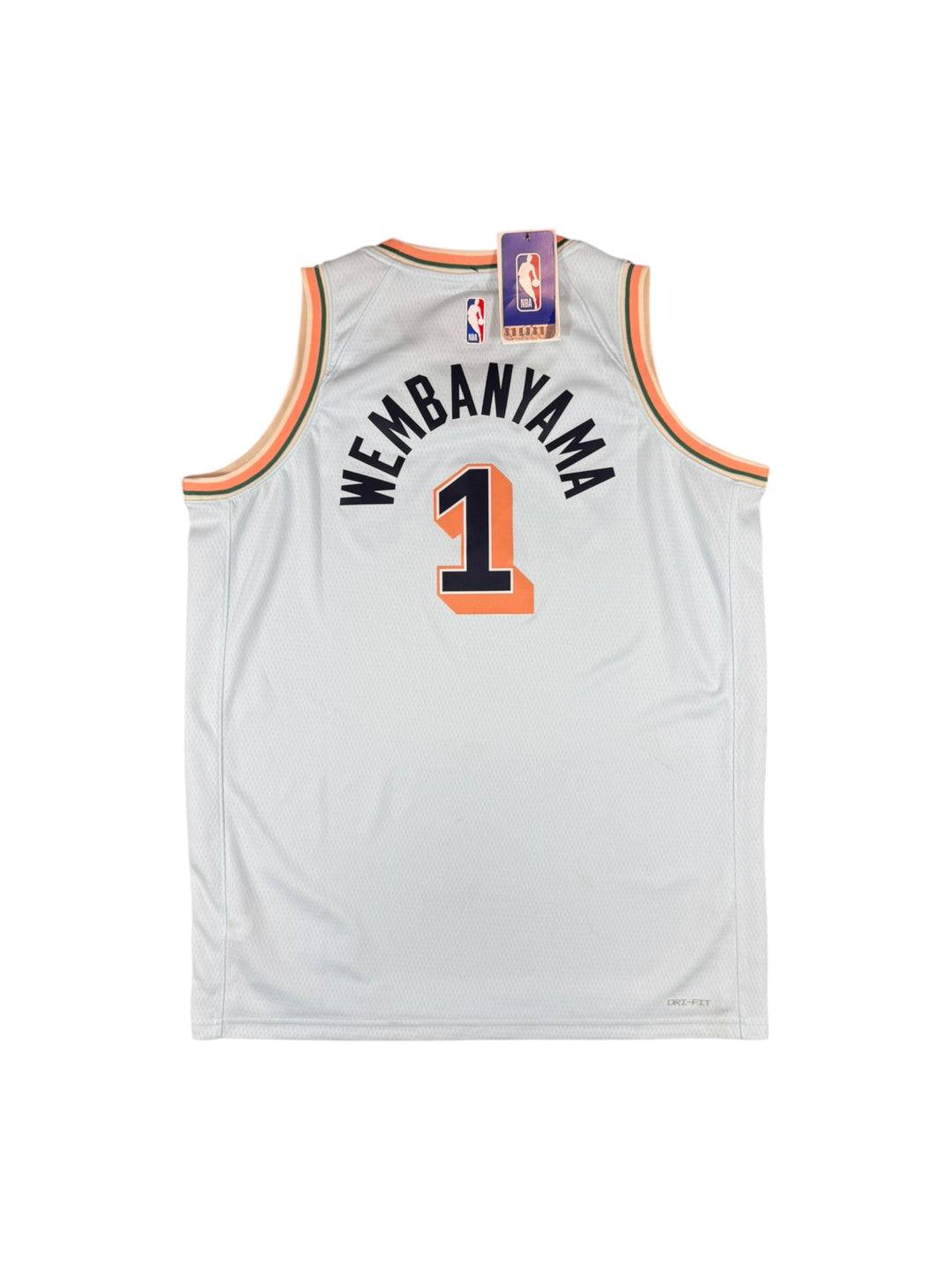 2024/25 San Antonio Spurs Basketball Jersey #1 WEMBANYAMA Brand New (15-16 Youth)