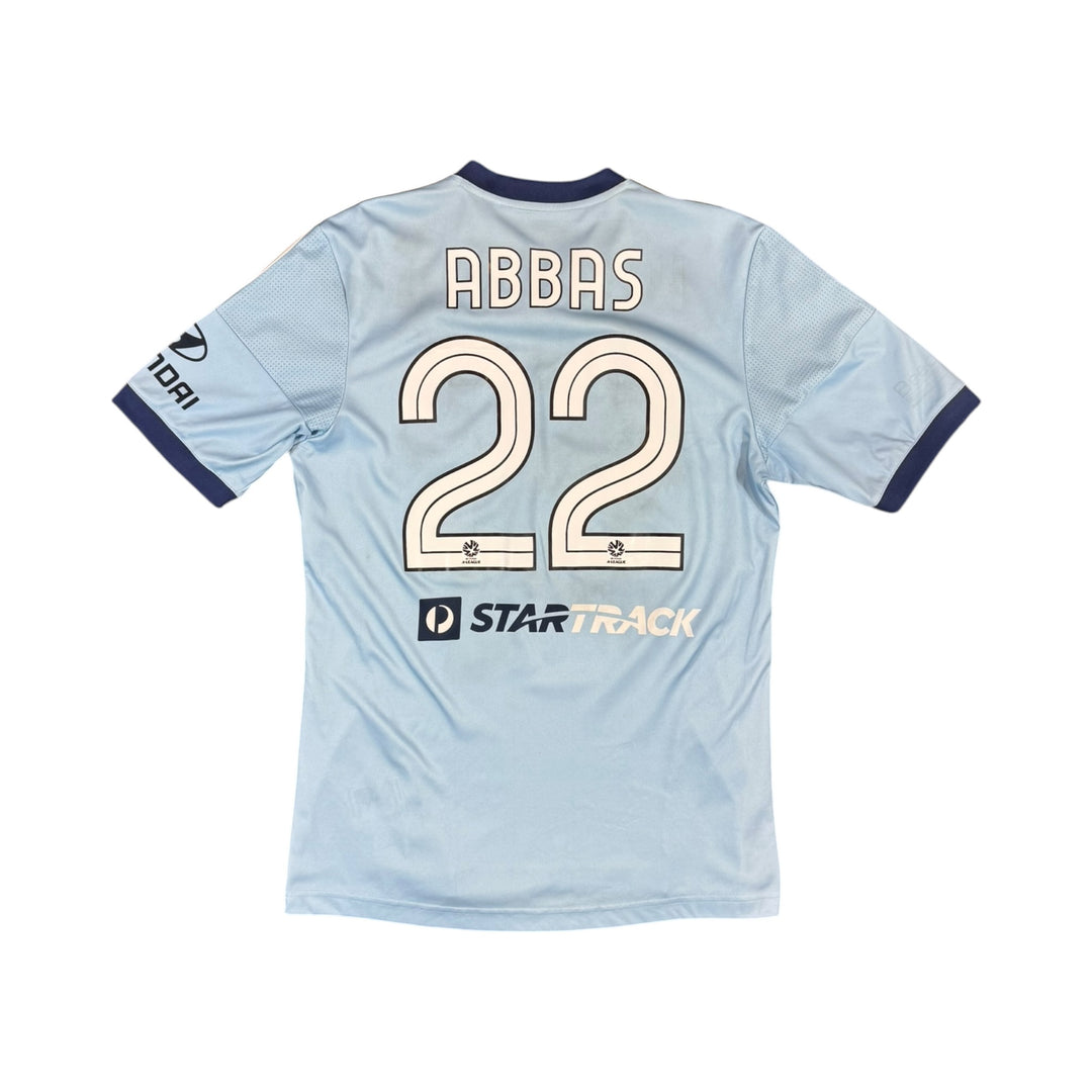 2014-15 Sydney FC Adidas Home Shirt ABBAS #22 - 8/10 - (XL)