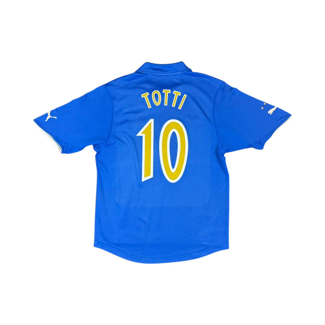 2003-04 Italy Puma Home Shirt TOTTI #10 - 9/10 - (XL)