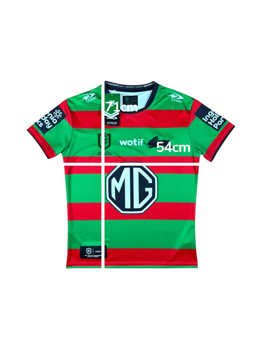 2025 South Sydney Rabbitohs Classic NRL Rugby Shirt (S)