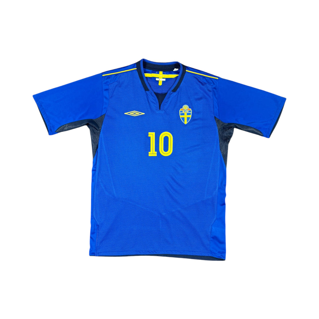 2004-06 Sweden Umbro Away Shirt IBRAHIMOVIC #10 - 9/10 - (L)