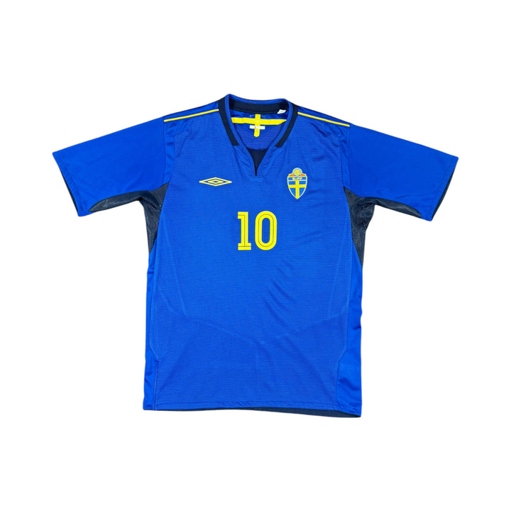 2004-06 Sweden Umbro Away Shirt IBRAHIMOVIC #10 - 9/10 - (L)
