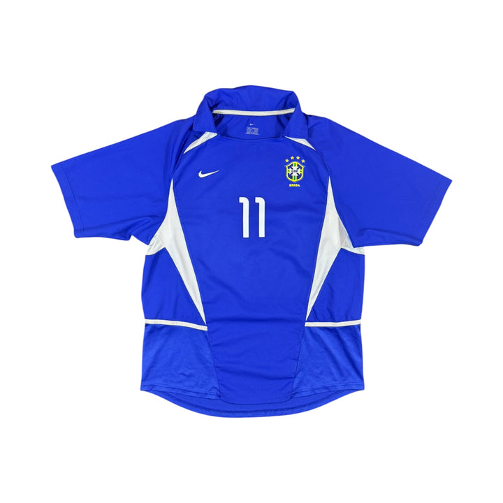 2002-04 Brazil Away Shirt RONALDINHO #11 - 9/10 - (L)
