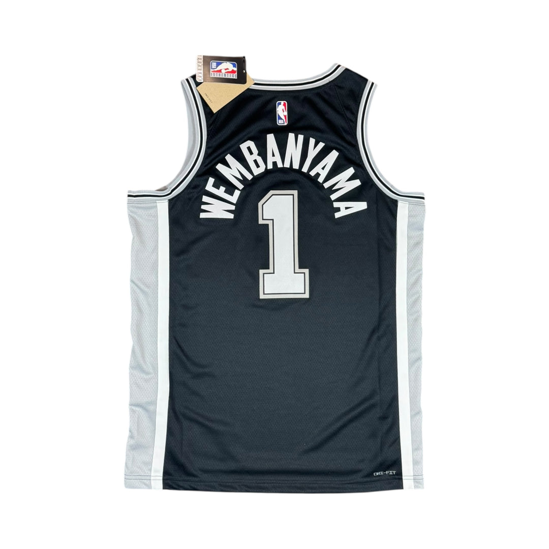 2024-25 San Antonio Spurs Nike Basketball Jersey #1 WEMBANYAMA Brand New (L)
