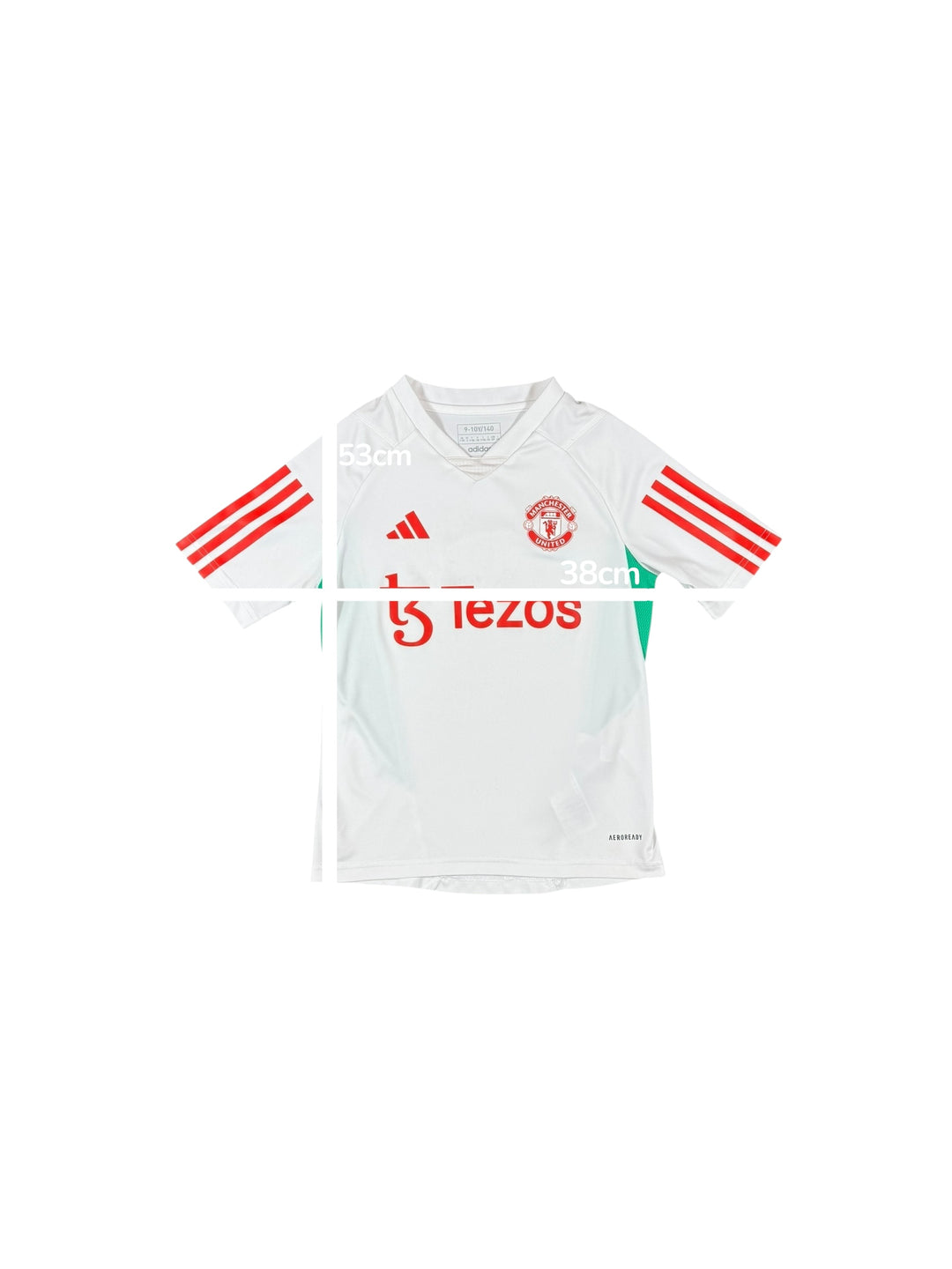 2023-24 Manchester United Adidas Training Shirt - 8/10 - (9-10 Years)