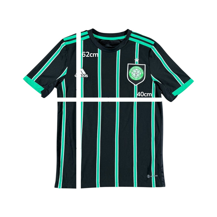 2022-23 Celtic Adidas Away Shirt - 9/10 - (13-14 Years)