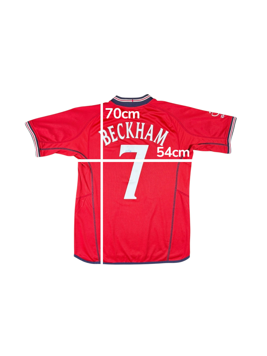 2002/04 England Umbro away reversible Shirt #7 BECKHAM #7 BECKHAM - 7/10 - (L)