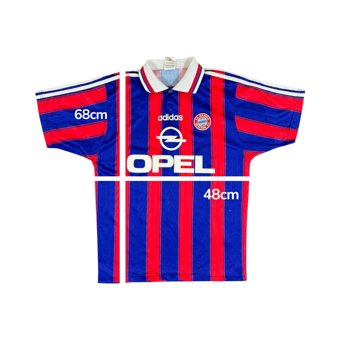 1995-97 Bayern Munich Adidas Home Shirt - 7/10 - (S)