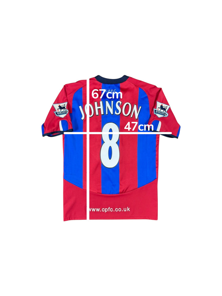 2004/05 Crystal Palace Diadora Home Shirt #8 JOHNSON - 10/10 - (S)