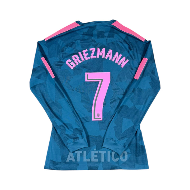2017-18 Atletico Madrid Nike Third L/S Shirt Player Authentic GRIEZMANN #7 - 8/10 - (L)