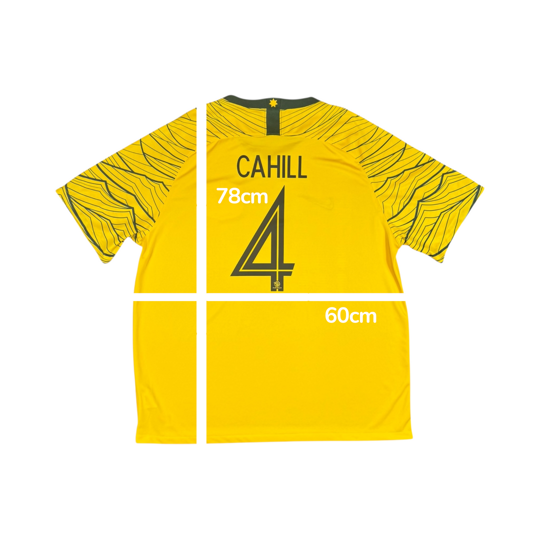 2018-19 Australia Nike Home Shirt #4 CAHILL - 9/10 - (2XL)