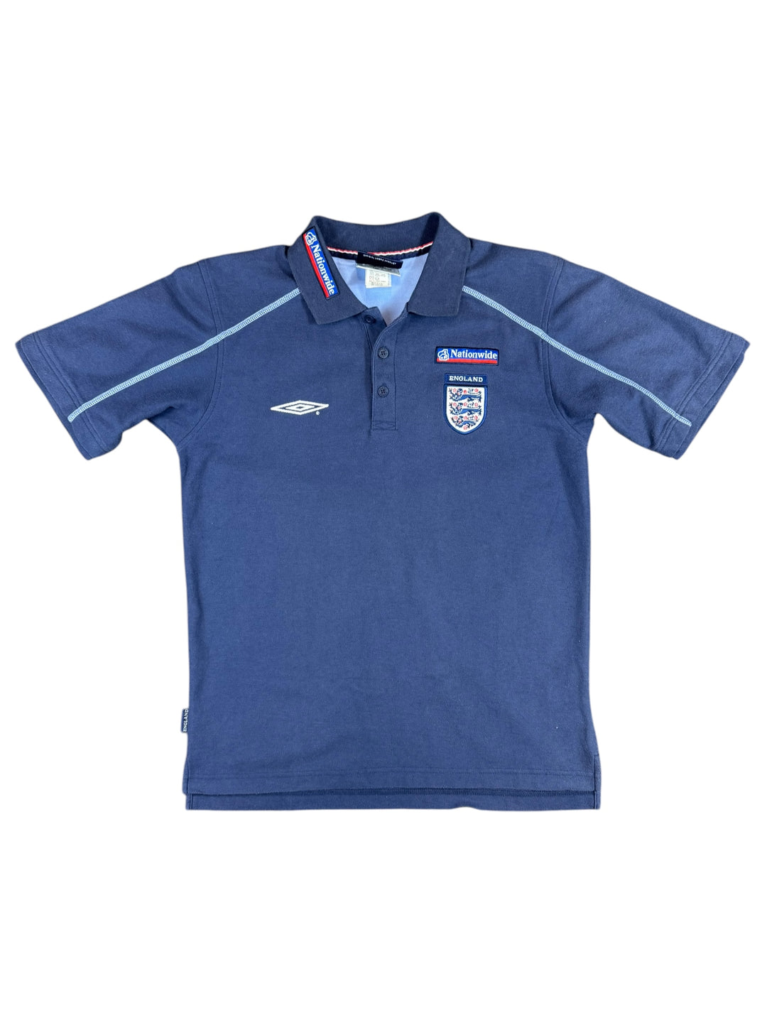 2002/03 England Umbro Football Shirt Polo - 8/10 - (S)