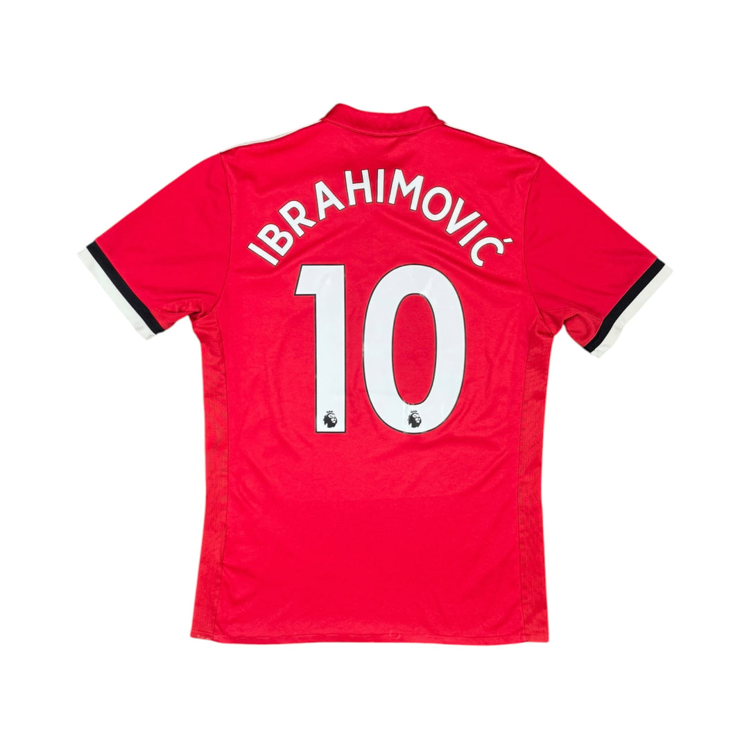 2017-18 Manchester United Adidas Home Shirt IBRAHIMOVIC #10 - 8/10 - (M)