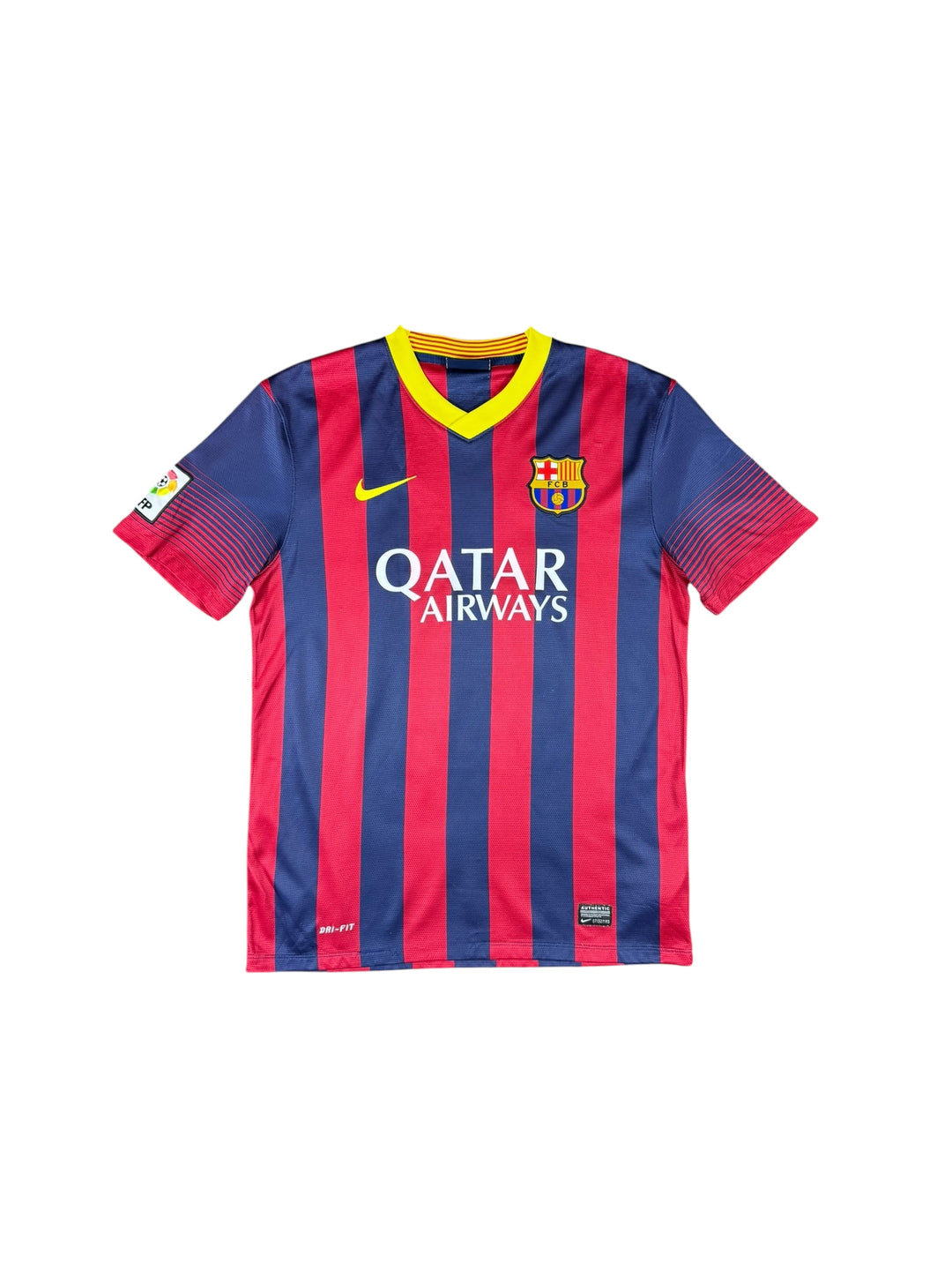 2013/14 Barcelona Nike Home Shirt #10 MESSI - 8/10 - (M)