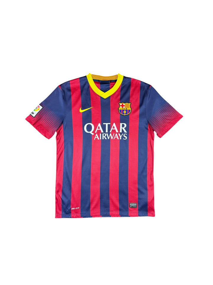 2013/14 Barcelona Nike Home Shirt #10 MESSI - 8/10 - (M)