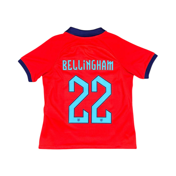 2022-23 England Nike Away Shirt #22 BELLINGHAM - 10/10 - (8-9 Years)