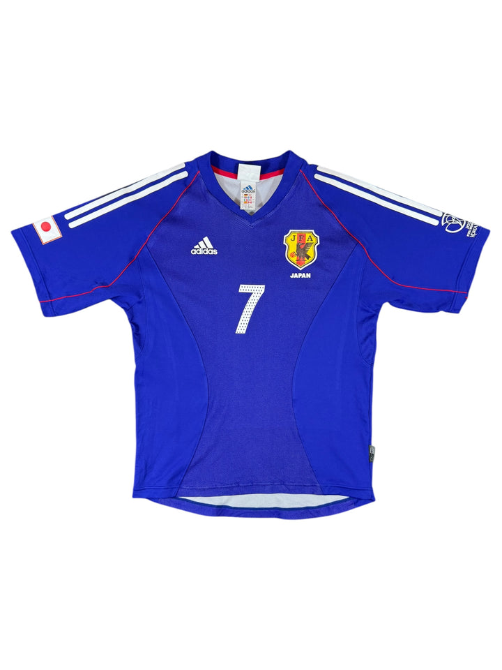 2002 Japan Adidas Home Football Shirt #7 Nakata - 9/10 - (M)