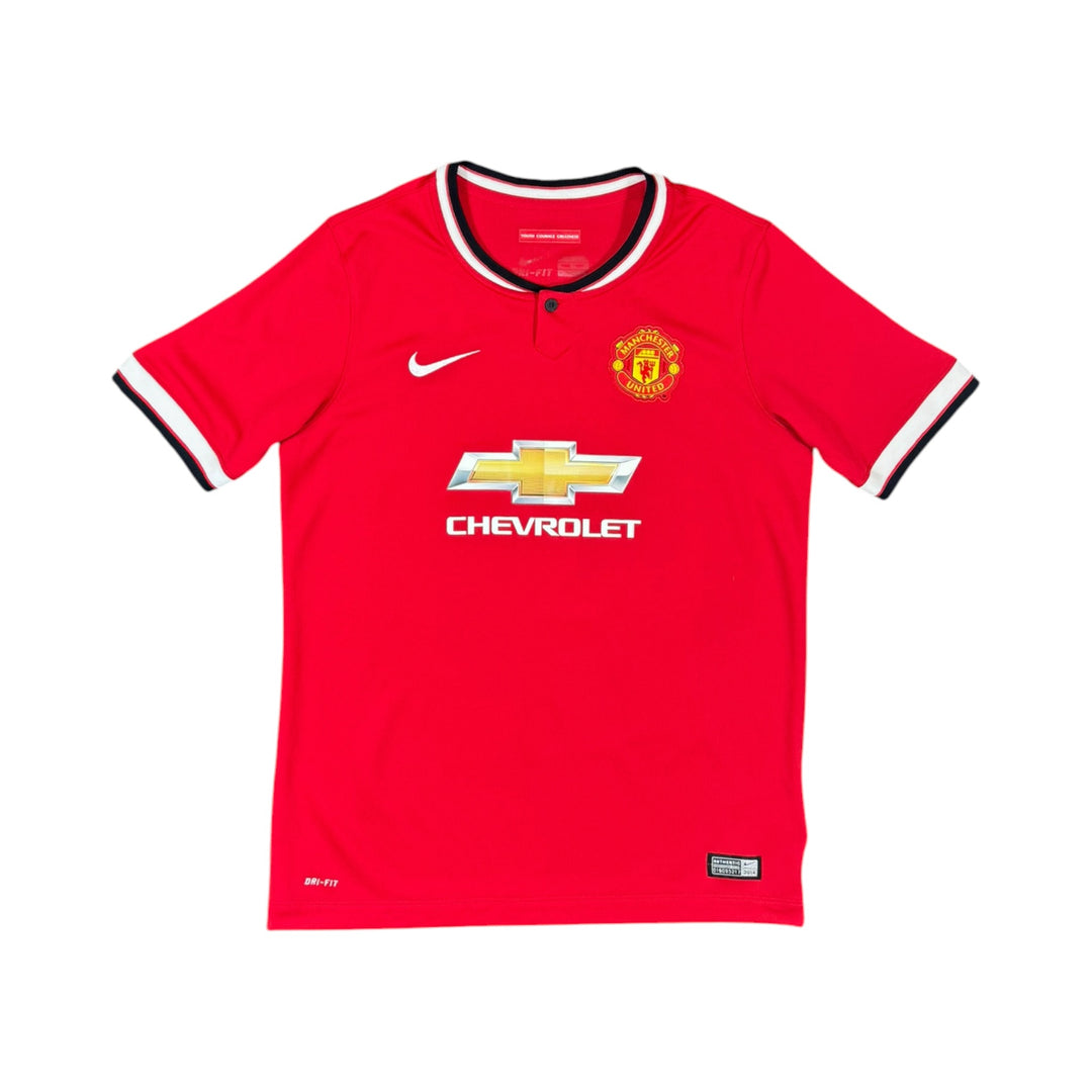 2014-15 Manchester United Nike Home Shirt BECKHAM #7 - 9/10 - (15-16 Years)