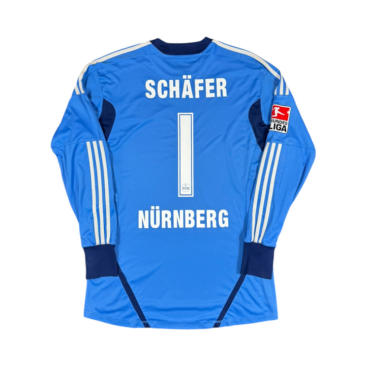 2011-12 FC Nurnberg Adidas Player Issue GK 2nd Shirt #1 SCHAFFER - 9/10 - (L)