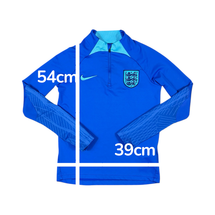2022-23 England 1/4 Zip Training Shirt - 9/10 - (11-12 Years)