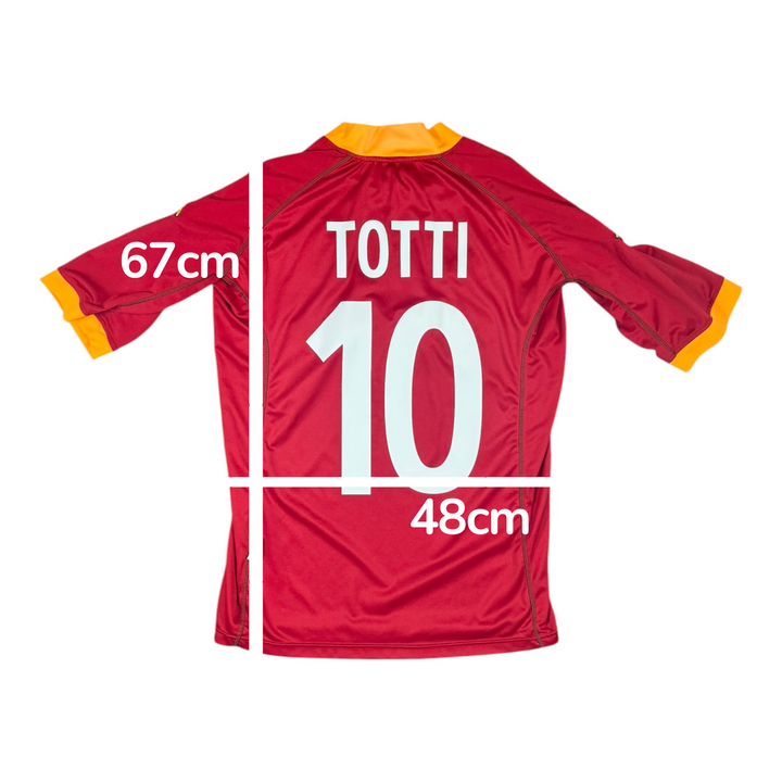 2002-03 Roma Home Shirt TOTTI #10 - 9/10 - (XL)
