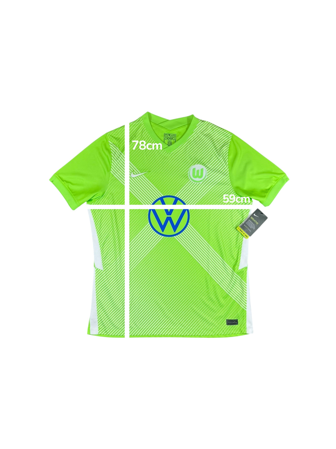 2020-21 Wolfsburg Nike Home Shirt Brand New (XL)