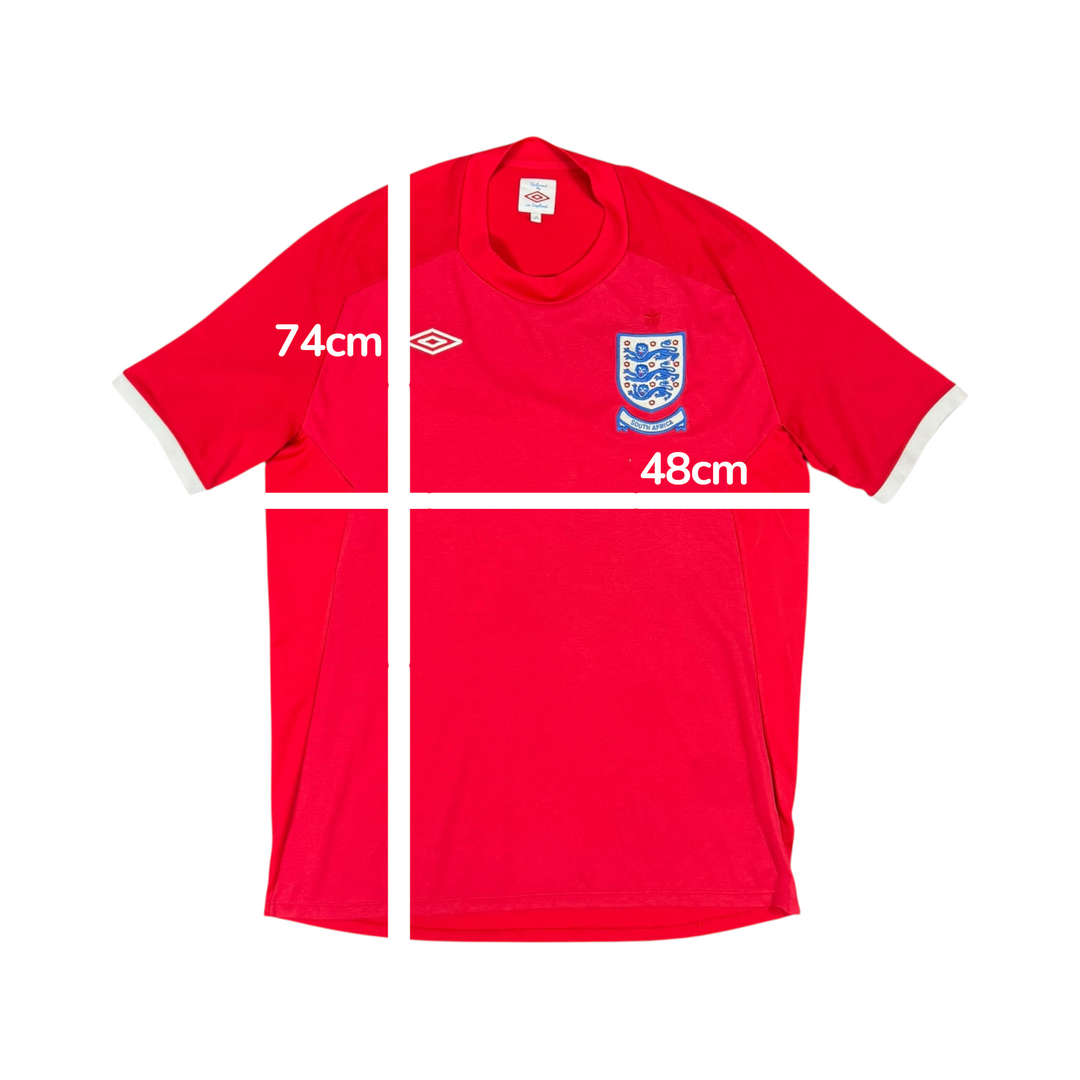 2010-11 England Umbro Away Shirt - 9/10 - (XL)