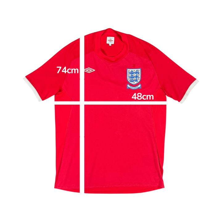 2010-11 England Umbro Away Shirt - 9/10 - (XL)