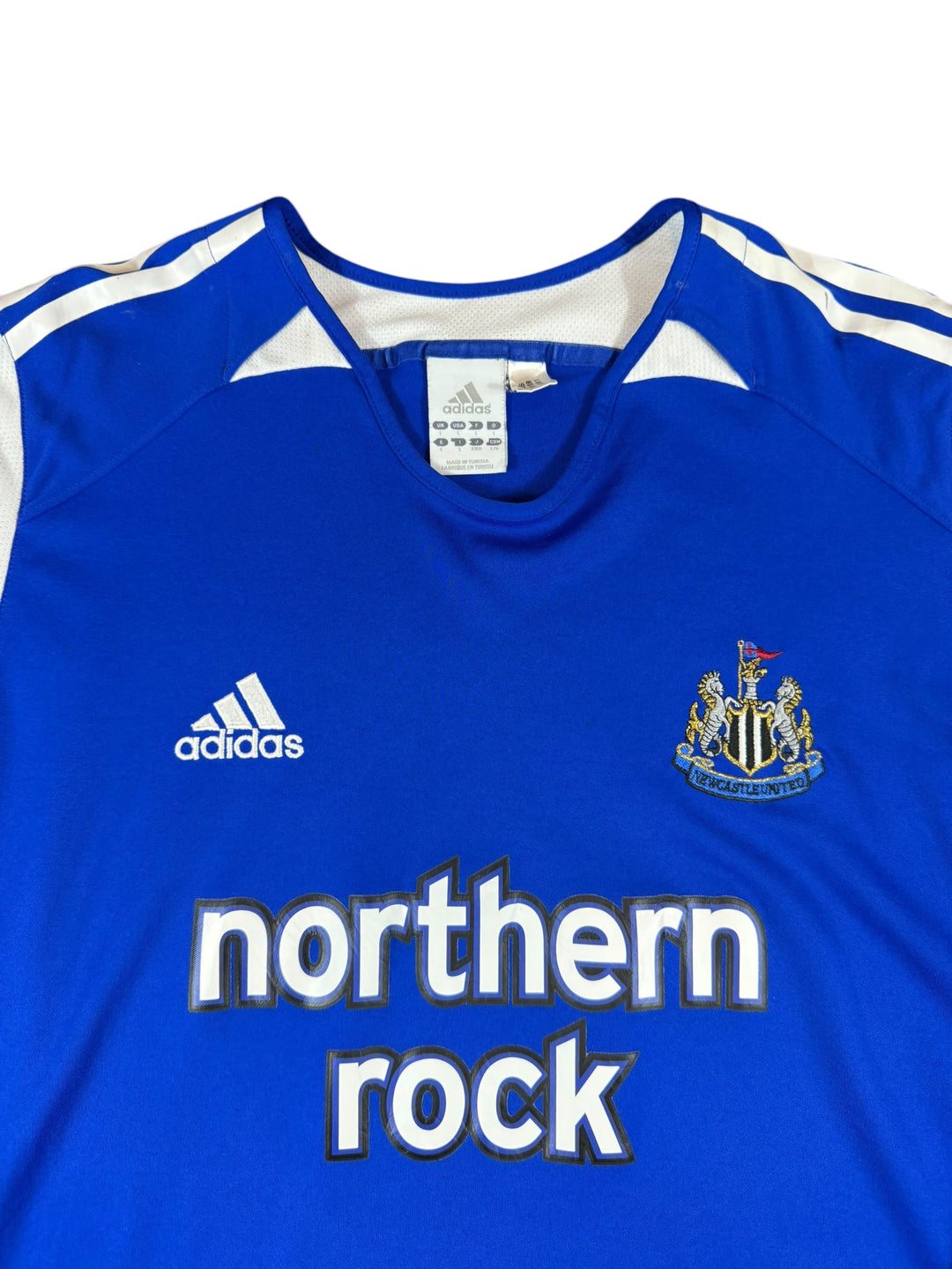 2005/06 Newcastle Adidas Football Long Sleeve Shirt - 9/10 -(L)