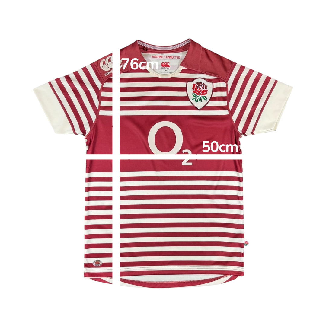2013 England Canterbury Away Rugby Shirt - 9/10 - (M)