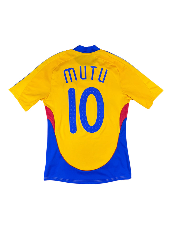 2008/10 Romania Adidas Home Football Shirt #10 MUTU - 9/10 - (M)