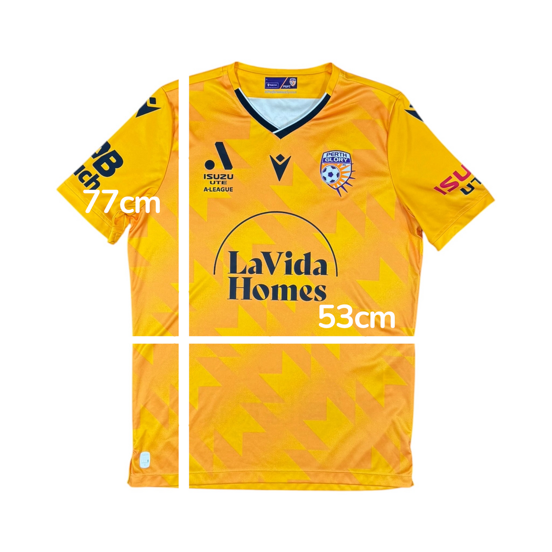 2023-24 Perth Glory GK Shirt Match Worn #33 Liam Reddy - (XL)