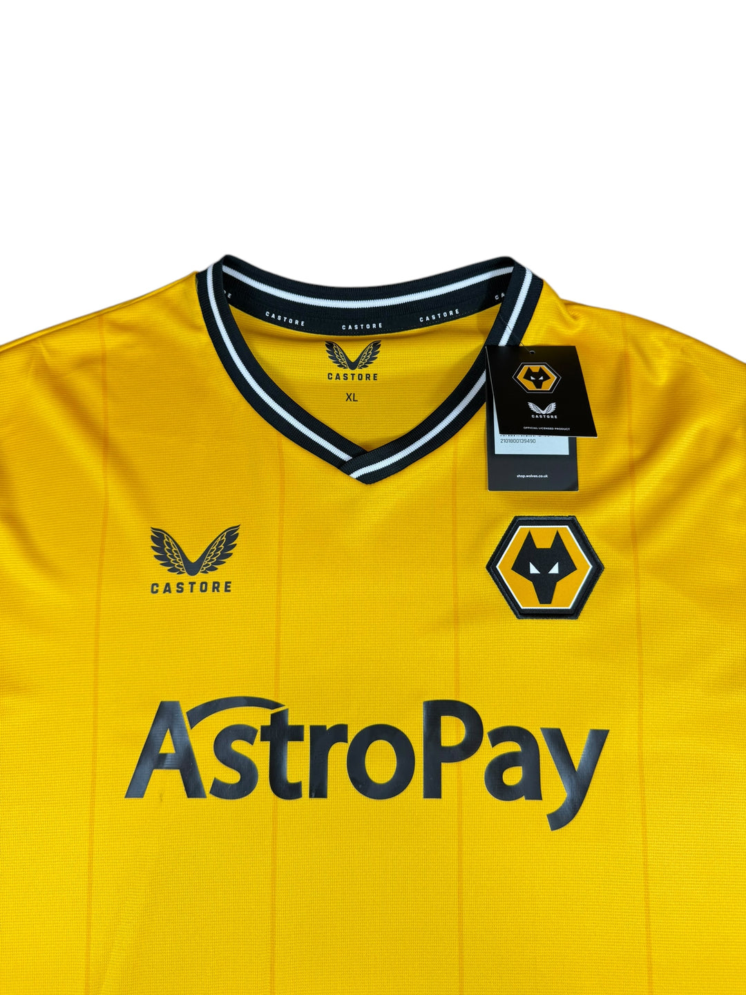 2023/24 Wolves Castore Home Football Shirt Brand New (XL)