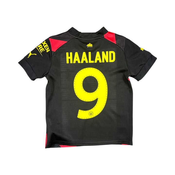2022-23 Manchester City Puma Away Shirt #9 HAALAND - 7/10 - (6-7 Years)