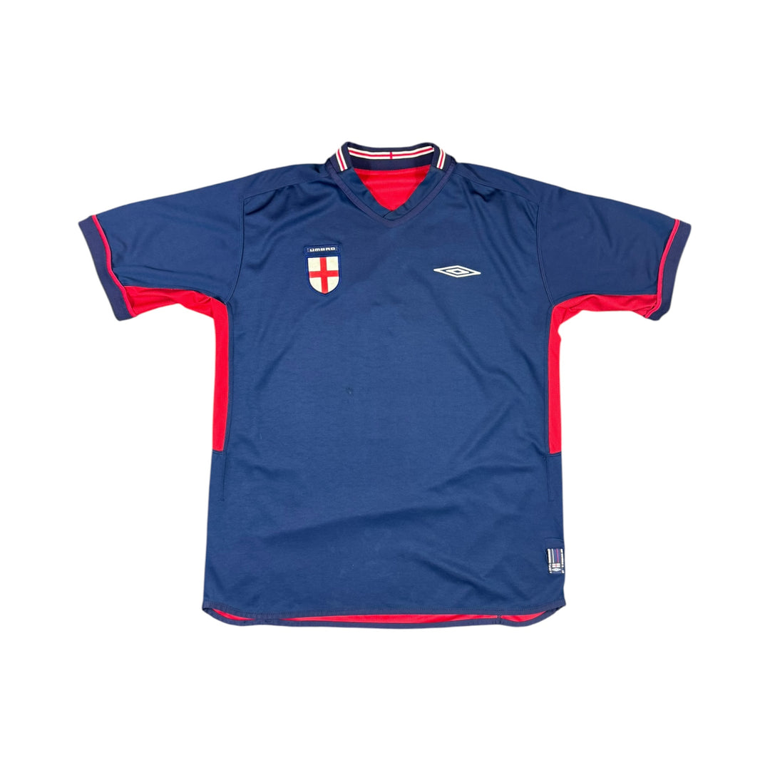 2002-03 England Umbro Away Reversible Shirt BECKHAM #7 - 8/10 - (2XL)