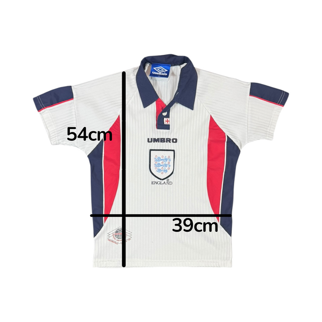 1997-99 England Home Shirt - 8/10 - (9-10 Years)